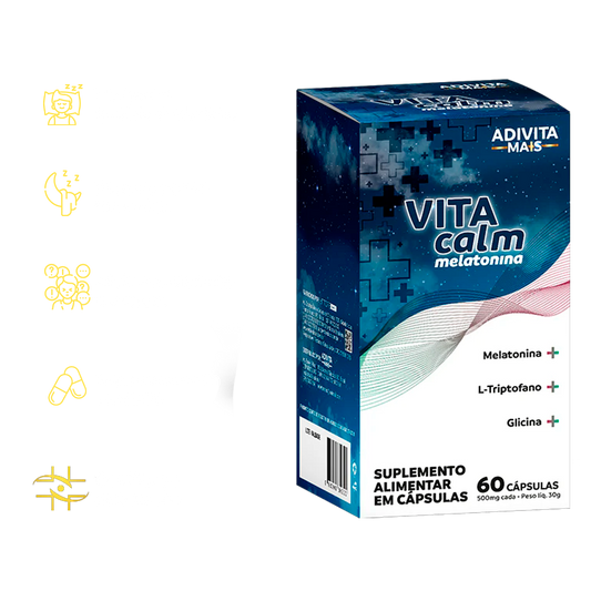 DURMA BEM COM VITACALM MELATONINA